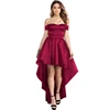 Sexy clothing dress 2019 women Red Off Shoulder Party Taffeta wedding gown