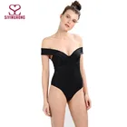 High quality wholesale women beach Bikinis Ladies Black Swimsuit