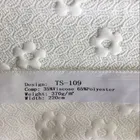 Soft and Comfortable 100% Polyester Space Cotton Fabric For Mattress Or Bedding