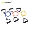 TOPKO Wholesale Private label Yoga Fitness 100% Latex Elastic Resistance Band Exercise Tube