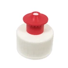 plastic screw bottle lid push pull cap
