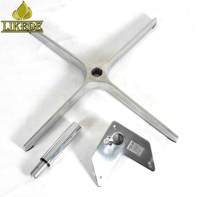 Newest aluminum metal swivel chair base sofa base legs