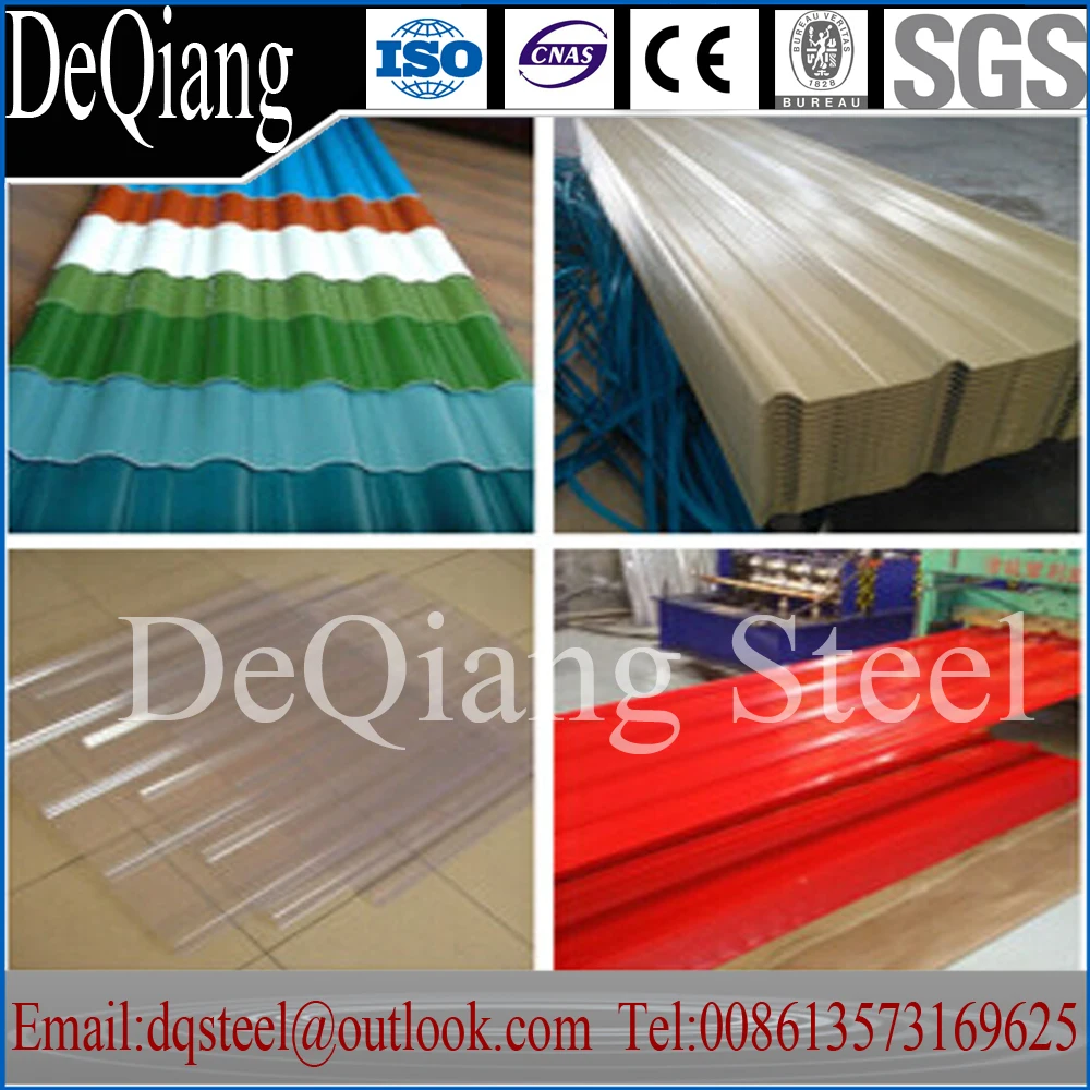 PPGI steel Corrugated Roof Tile manufacture from China
