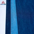 100% cotton stretch twill slub stretch denim fabric jeans men