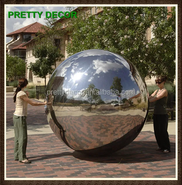 Garden Mirror Ball Ornament Sphere Sculptures - Buy Mirror Stainless