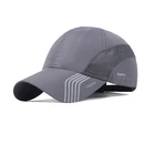 printing logo oem baseball caps and hats men 100% polyester piping running hat custom outdoor sports caps