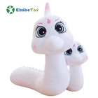2019 wholesale custom white greedy snake doll pillow gift Plush toy