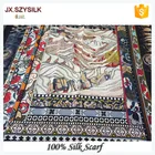 High Quality Custom Design 100% silk satin scarf for Ladies