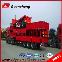 40t Semi Truck Trailer Dropside Curtain