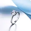 Personalized Simple Design Value Pure 925 Sterling Silver finger engagement ring