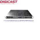 FTA Satellite Free Channels IPTV OTT System 8 Frequency transponders to IP Receiver DVB S S2 to IP Gateway