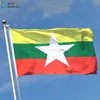 Custom Southeast Asia Country Myanmar National Flag