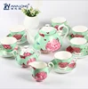 Original pattern Awalong brand fine porcelain coffee set / plated tea set cup