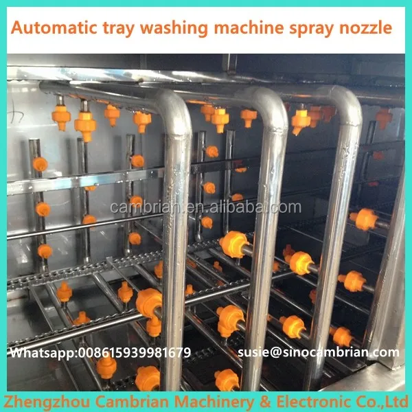 hot water rinse vegetable plastic crate washing machine