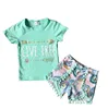 Children Outfits Girls Summer Clothing Sets 2 Piece Toddler Clothes Set