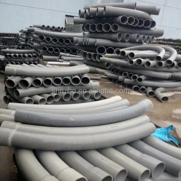 Polyvinyl Chloride Circular Pvc Long Radius 180 Degree Pipe Bend,Pvc