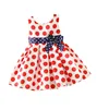 New style wave spot pattern baby dresses for summer turkey
