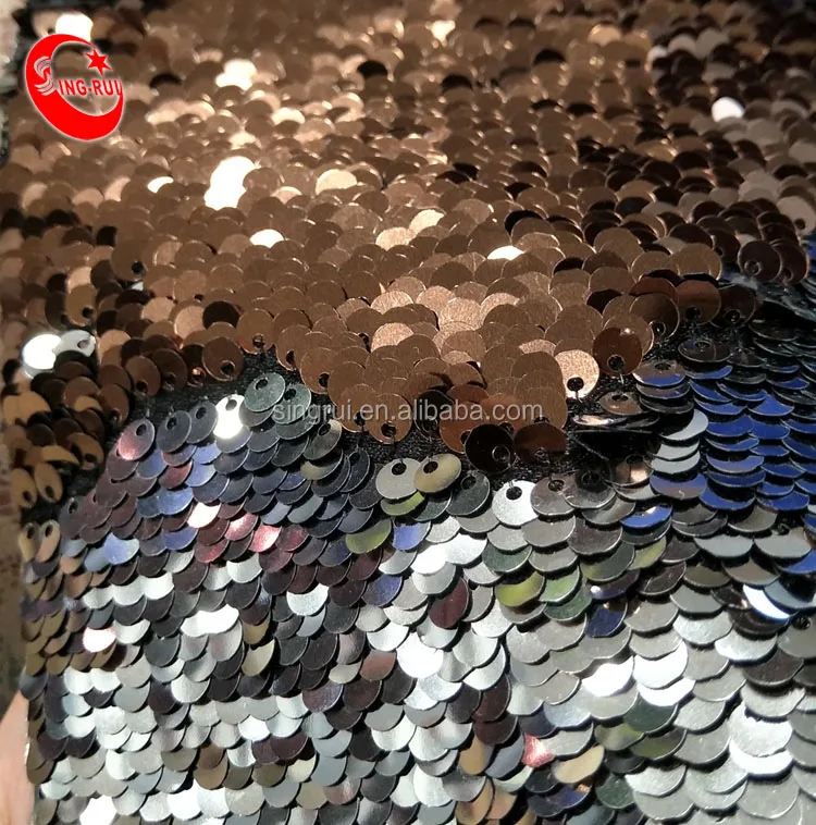 Wholesale Shiny Reversible Sequin Fabric