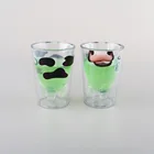 Hot selling high quality fashionable unique shaped plastic drinking cup