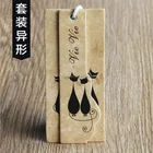 High quality card paper ladies formal dress hang tag, clothes hang tag(A-231)