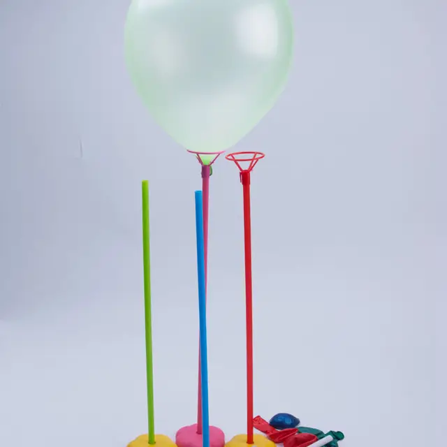 birthday party balloon holder stick table floating balloon stick holder