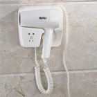 1600W good quality ABS hotel bathroom hair dryer with plug on the base