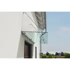New design DIY aluminum outdoor canopy for Home garden glass canopy