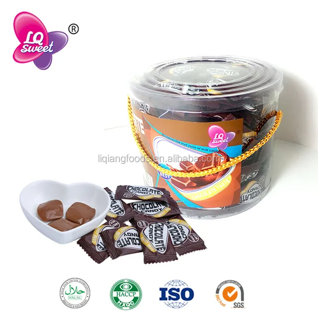 hot sale chews bulk chocolate / milk candy/soft rock candy in