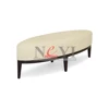 NEYI OT020 custom Luxury cream fabric ottoman bench for home furniture