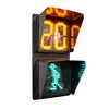 8" series traffic signal pedestrian crossing light with LED countdown timer display