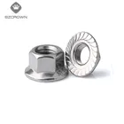 Factory Supply Hex Domed Cap Nut Serrated Hex Flange Nut Hex Head Nut