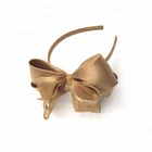 High Quality DIY Ribbon Big Bow Hair Band Accessories For Kids