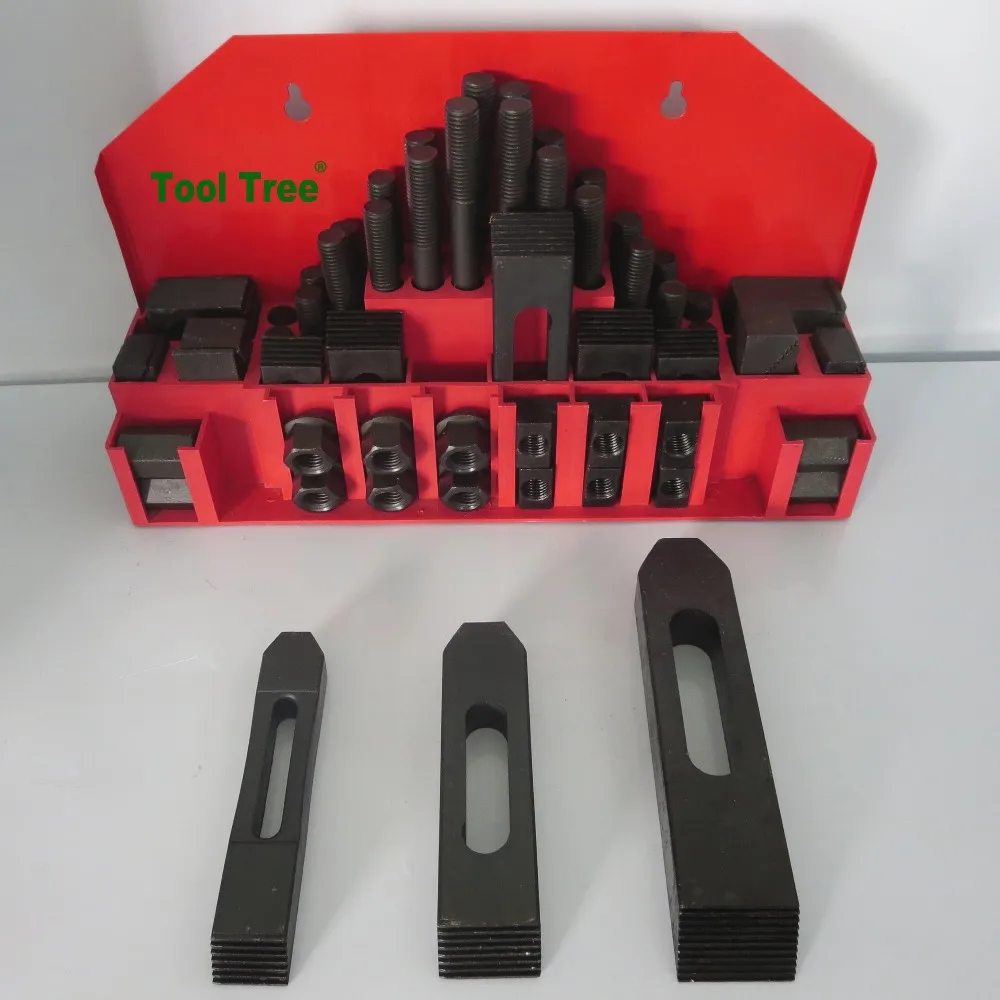 Milling Machine Clamping Set M16 52pce Mill Clamp Kit Vice Buy