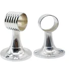 Zinc alloy bathroom and wardrobe tube flang 50mm and tube sheet 25mm tube
