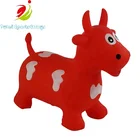 2019 Wholesale Best Outdoor toys inflatable pvc farm animals riding bull for boys ride on jumping