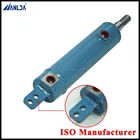 Single earring mounting hydraulic tilt cylinder for lift table