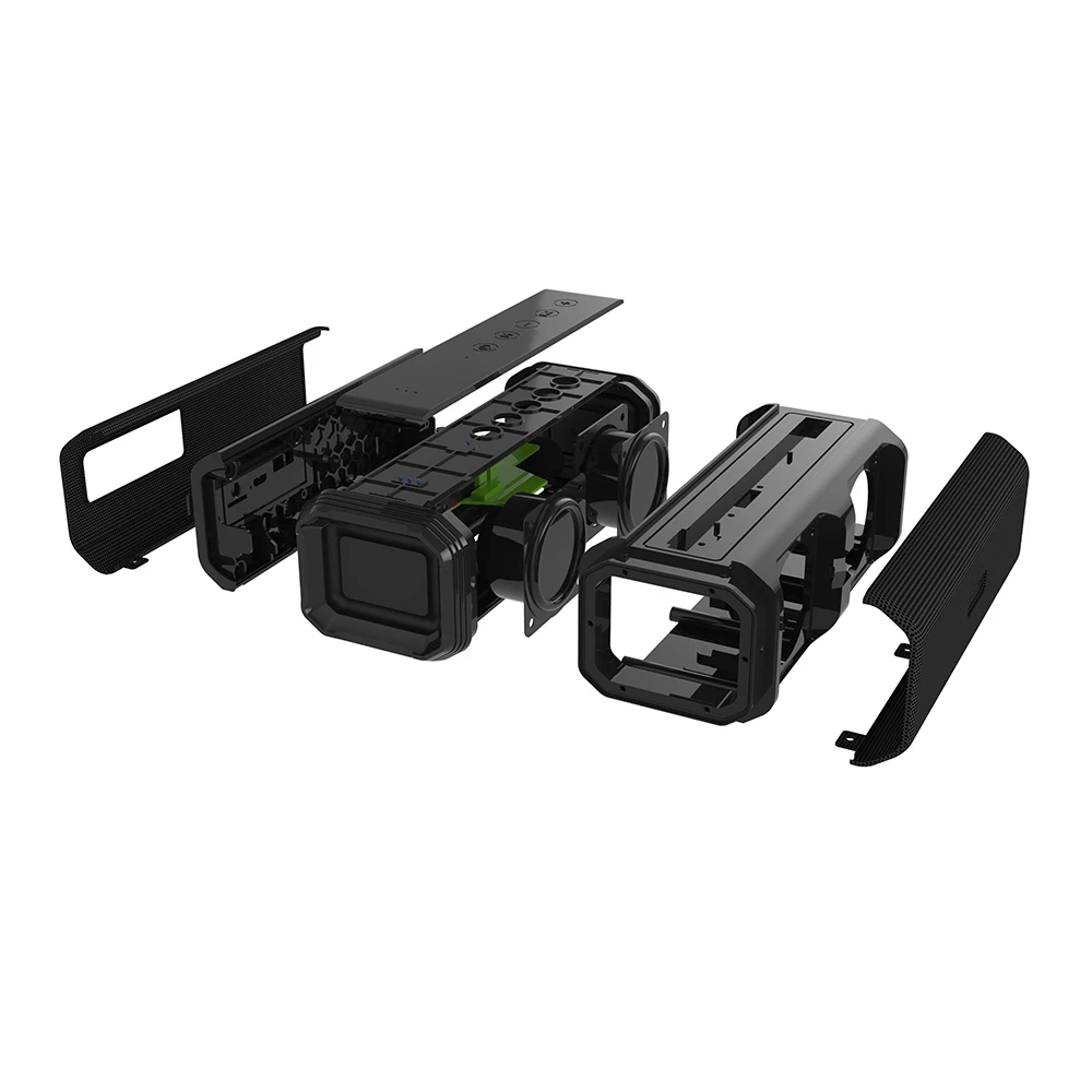 2019 New Design IPX7 waterproof bluetooth speaker high quality bass 10m portable wireless speaker outdoor - ANKUX.COM