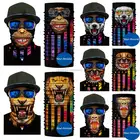 Multifunction Cotton Microfiber Tube Headwear Scarf Custom Print Seamless Motorcycle Bandana