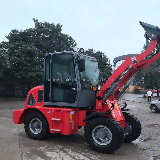 Mini farm tractor machine ZL08F Wheel Loader with CE bucket