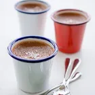 White enamel tin mug metal coffee tumbler cup for home restaurant bar