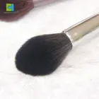 Private Label Natural Saikoho Goat Hair Crystal Holder Cosmetic Makeup Brush