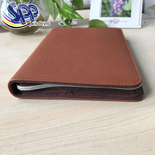 journal promotional gifts ring binders portfolio zipper folder