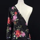 Perfect Viscose Knit Burn Out Silk Fabric Polyester Duchess Satin