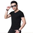 New arrival breathable comfortable unisex V neck T shirt