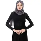 2019 Fashion Chiffon Islamic Girl Dubai Hijab Stylish Muslim Scarf