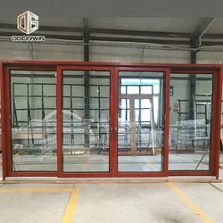 aluminum wood veneer casement window