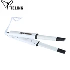 Competitive professional 2 in 1 hair straightener and curling iron