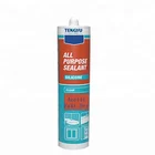 Acetic silicone sealant for ceramic tiles uses