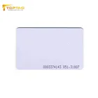 White Card Printing Inject ID Numbers 125KHz PVC RFID Card