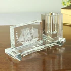 Crystal engraving pen holder photo frame decoration classmates graduation souvenir to send teacher gifts